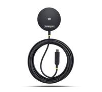 StarTech Qi2.2 - Pad di ricarica wireless magnetico da 25 W con cavo USB-C Tethered da 6.6ft / 2 m, compatibile con MagSafe per iPhone 17/16 Pro/Pro Max, Google Pixel 10, bianco