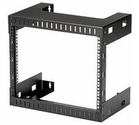 StarTech Rack 8U Telaio Aperto a Muro, 2 Montanti, 30cm, 80kg (RK812WALLO) | Per Switch e Apparecchiature Informatiche, Armadio di Rete Aperto