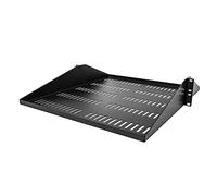 StarTech Ripiano 2U Ventilato Montaggio Centrale (SHELF-2U-20-CENTER-V) | Universale per Apparecchiature di Rete, Montaggio su Rack 19 pollici, Acciaio Resistente