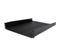 StarTech.com Ripiano per montaggio a rack con fessure 22" 2U - Ripiano per armadio server rack fisso - 22 kg