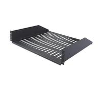 StarTech Ripiano Rack 19" 2U Ventilato 20kg (CABSHELFV2U-16-RACK) | Mensola per Server Rack, Profondità di Montaggio 41,5cm, Acciaio SPCC