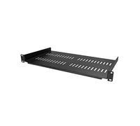 StarTech Ripiano 19'' 1U per rack CABSHELFV1U - Ventilato Acciaio 20kg Prof.25cm Nero