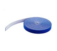 StarTech Rotolo nastro a strappo HKLP50BL – 15,2 m, fascette riutilizzabili da tagliare su misura, Blu