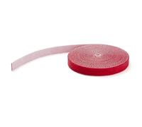 StarTech Rotolo a Strappo 15,2m, Fascette Fermacavo, Rosso (HKLP50RD)