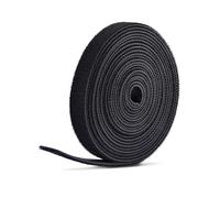 StarTech Rotolo a Strappo 22,8m, Larghezza 1,27cm, Nero (HKLP7505B)