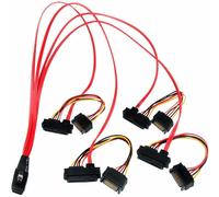STARTECH SAS808782P50 Interno Mini SAS A 4x SAS/SATA HDD Controller Cavo 0.5m