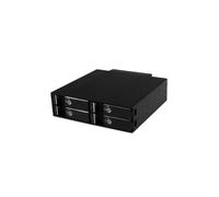 StarTech SATSASBP425 Rack per Disco Rigido 2,5 4 Bay SATA Nero