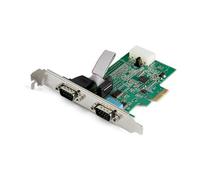 STARTECH Scheda Adattatore Seriali PCI Express RS232 a 2 Porte Verde