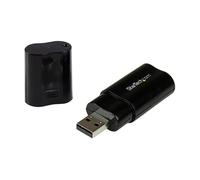 STARTECH Scheda Audio Esterna USB 2.0 Stereo 3,5 mm Plug & Play Nero