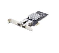 StarTech.com Scheda di Rete SFP GbE a 2 Porte, PCIe 2.1 x1, Intel I210-IS, Controller 1GbE, 1000BASE rame/fibra ottica, NIC Gig