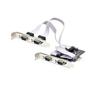 STARTECH Scheda PCIe a 4 Porte Seriale RS-232/422/485 con Cavo incluso