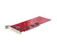 STARTECH scheda PCIe M.2 Interno 4 slot 7,8 Gbit/s Rosso