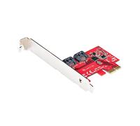 StarTechcom Scheda PCI Express SATA - Scheda Espansione PCIe SATA 2 Porte 6Gbps - Profilo Standard/Basso - Adattatore/Controll
