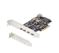 StarTech.com - Scheda di Espansione PCIe USB a 5 porte, USB 3.2 10Gbps, scheda PCI Express con 4 porte USB-C, 1 porta interna USB-A, scheda controller - SPEDIZIONE GRATUITA
