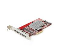 StarTech Scheda PCIe USB-A a 4 porte, USB 3.2 a 10 Gbps, Scheda di espansione PCI Express 3.0, 4 controller USB indipendenti, Windows/Linux/macOS, TAA