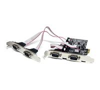 Startech.com Scheda Seriale PCI Express Nativa a 4 Porte Rs-232 con 16550 Uart