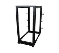 StarTech Server Rack 25U 19" 4 Montanti Open Frame, Profondità 101cm | Massima Portata e Stabilità, Acciaio Resistente, per Data Center