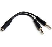 Startech Splitter Cuffie Da 3.5mm 3 Pin One Size Black