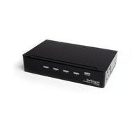 StarTech Splitter HDMI a 4 Porte, 1 a 4, 1080p, Amplificato (ST124HDMI2) | Amplificatore di segnale integrato, Sdoppiatore video 1 ingresso 4 uscite