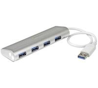 Startech - ST43004UA - 4 Porta Portatile USB 3.0 Hub, Alluminio - Bus Alimentato