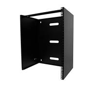 StarTech Staffa Rack 14U a Muro, Profilo Basso, Nero (RACK-14U-14-BRACKET)