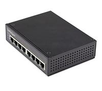 StarTech Switch Industriale Gigabit PoE 8 Porte Non Gestito (IESC1G80UP) | 4 Porte PoE+, Grado di Protezione IP-30, Temperatura Operativa fino a 75C, 30W per Porta