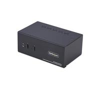 StarTech.com Switch KVM a 2 porte con doppio monitor DisplayPort e HDMI, 4K 60Hz, hub USB 5Gbps a 2 porte, 2x USB HID, Hotkey
