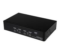 StarTech.com Switch KVM DisplayPort a 4 porte con audio - Commutatore USB, tastiera, Mouse, computer per monitor DP - 2560x1600 (SV431DPUA)