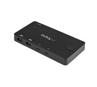 STARTECH Switch KVM HDMI 4K Ultra HD Nero con 2 porte USB