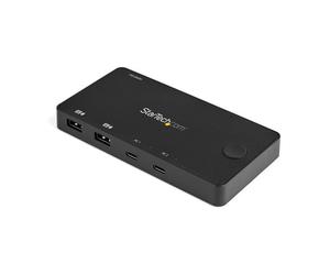STARTECH Switch KVM HDMI 4K Ultra HD Nero con 2 porte USB