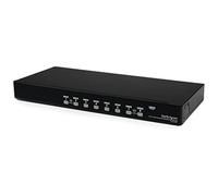StarTech Switch KVM USB VGA 8 Porte, Montabile a Rack 1U, OSD (SV831DUSBU)