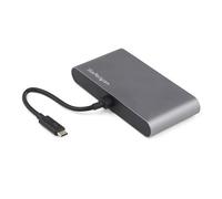 Startech Thunderbolt 3 Mini Dock - TB3 Docking Station Per 2 Monitor Displayport 4K 60Hz 1x Usb-A Gbe Cavo Da 28 Cm (TB3DKM2DPL) TB3DKM2DPL