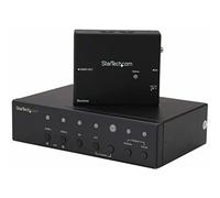 StarTech Trasmettitore HDBaseT Multi-Input DP VGA HDMI 4K, Switch Integrato | Estende il Segnale via Cavo di Rete, Ideale per Sale Riunioni