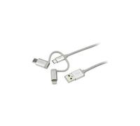 ST LTCUB1MGR - Cable USB - Micro-USB USB-C Lightning 1m