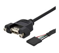 Startech USBPNLAFHD1 Cavo USB A Da Presa Da Pannello 0.3m