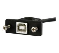 StarTechcom 1 ft Panel Mount USB Cable B to Cavo USBPNLBFBM1