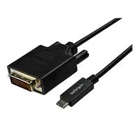 StarTechcom 10 ft. USB-C to DVI Cable 1920 x 1200 Black Cavo CDP2DVI3MBNL