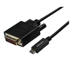 StarTechcom 10 ft. USB-C to DVI Cable 1920 x 1200 Black Cavo CDP2DVI3MBNL