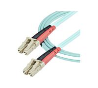 StarTechcom 10 Gb Aqua Multimode 50/125 Duplex LSZH Fiber A50FBLCLC1