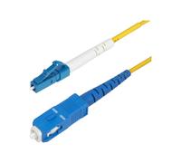 StarTechcom 16.4ft LC to SC UPC OS2 Single Mode Fiber Cable SPSMLCSC-OS2-5M