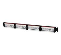 StarTechcom 1U Rackmount Cat 6 110 Patch Panel Patch panel Ethernet C6PANEL24