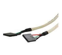 StarTechcom 2 Port USB A Female Low Profile Slot Plate USBPLATELP