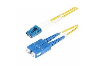 StarTechcom 26ft LC to SC UPC OS2 Single Mode Duplex Fiber SMLCSC-OS2-8M