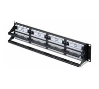 StarTechcom 2U Rackmount Cat6 Patch Panel Rj45 Utp 110 Punch-Down Cat CPANEL48