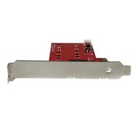StarTechcom 2x M.2 SATA SSD Schnittstellenkarte Controllore m.2 SATA PEX2M2