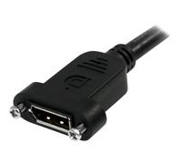 StarTech.com Cavo DisplayPort a Pannello da 1m - 4K x 2K - Adattatore DisplayPort 1.2 da Maschio a Femmina - Cavo di Prolunga D