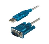 ST ICUSB232SM3 - 3'' USB to RS232 DB9 Serial Adapter Cable