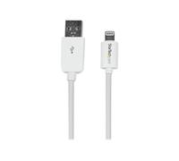 StarTechcom 3m White Apple 8-pin Lightning to USB Cable for iPhone USBLT3MW