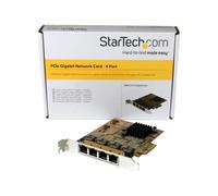 StarTechcom 4 Port PCIe Netzwerkkarte Quad PCI Express GbE ST1000SPEX43