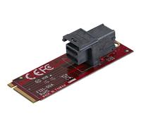 StarTechcom Adapter U.2 to M.2 2.5 NVMe SSD u.2 NVMe SAS1 M2E4SFF8643